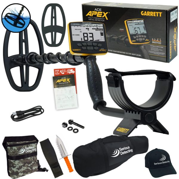 Garrett Dedektör Ace Apex Dedektör Viper Başlıklı (15x28cm) MS-3 Z-LYNK Kablosuz Kulaklıklı