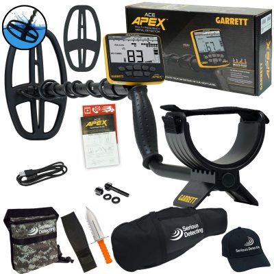 Garrett Dedektör Ace Apex Dedektör Viper Başlıklı (15x28cm) MS-3 Z-LYNK Kablosuz Kulaklıklı